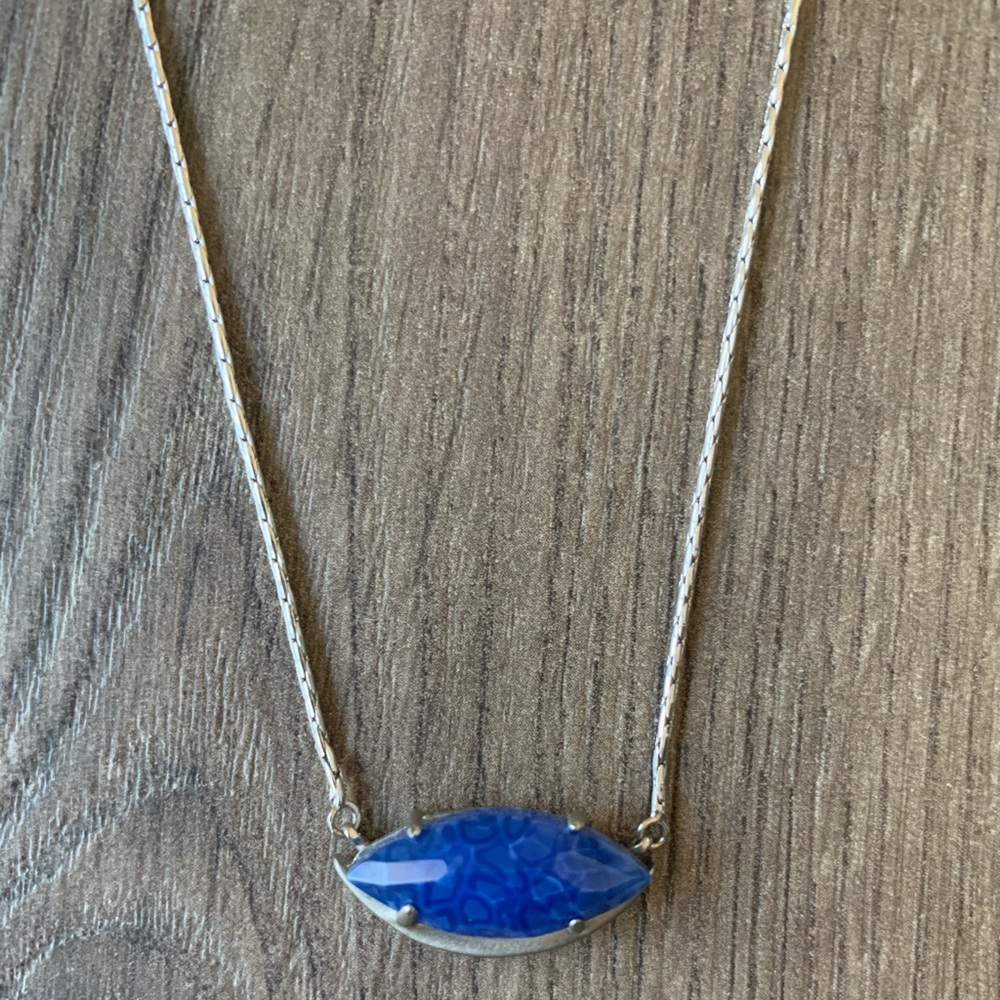 Kendra Scott Cobalt Pendant Necklace